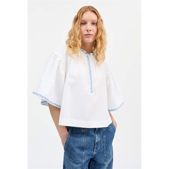 Skall Studio Bonne Bluse, Optic White